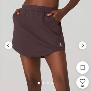 Alo Yoga Dark Brown Skirt Size Small